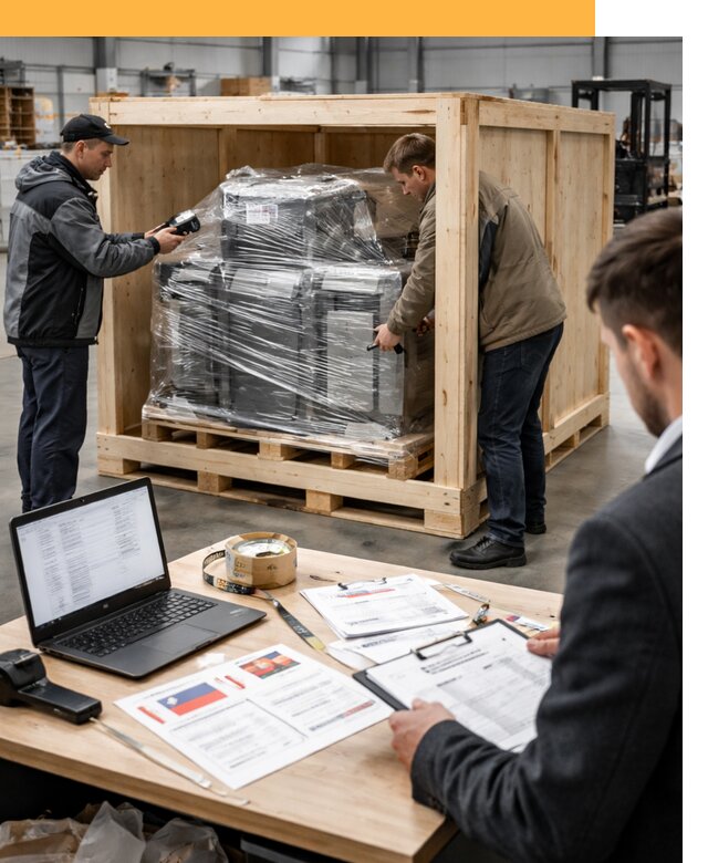 Доставка промышленного оборудования из США от 66580 руб