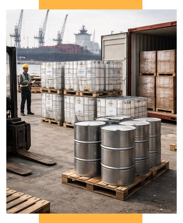 Доставка химического сырья из Индии от 256075 р. | СетСервис-Лтк