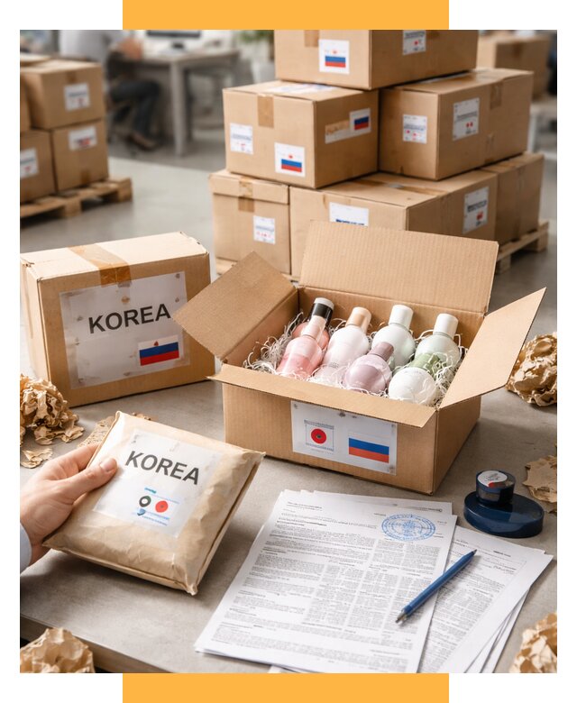 Доставка косметики из Кореи от 8707 р. под ключ | СетСервис-Лтк