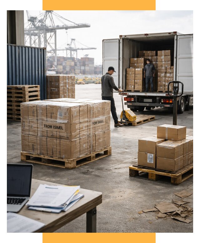 Доставка грузов из Израиля от 15365 р., логистика от СетСервис-Лтк
