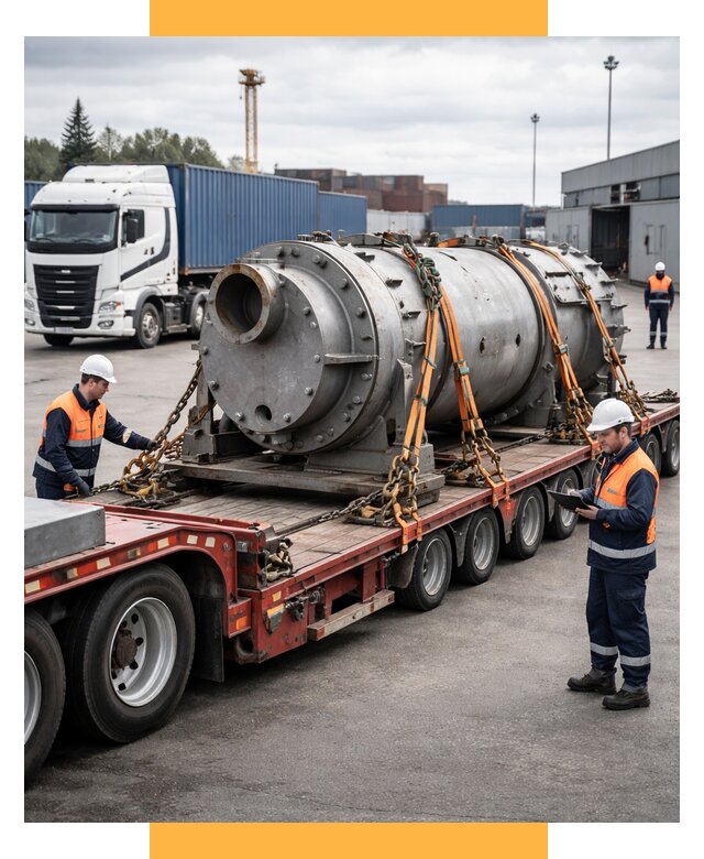 Перевозка тяжеловесных грузов под ключ от 153645 р. | СетСервис-Лтк