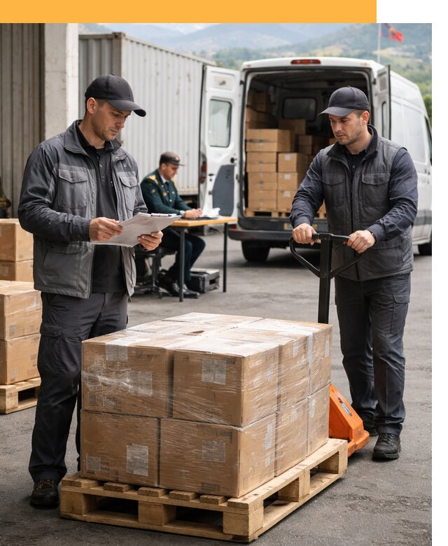 Доставка грузов через Армению, быстрая таможенная очистка от 25608