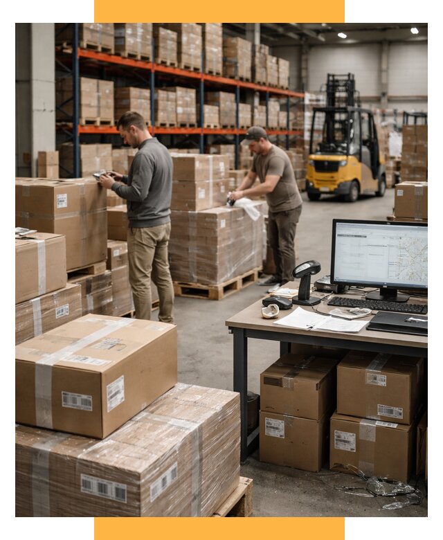 Склад консолидации в Европе от 6658 р., услуги СетСервис-Лтк